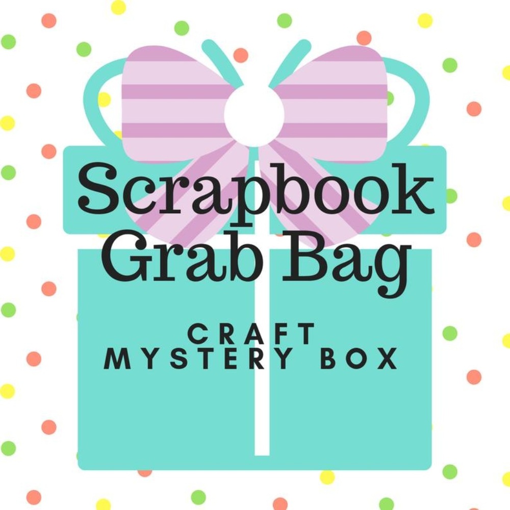 Scrapbook Craft Mystery Box Supply Mixed Lot - Picture 1 of 7
